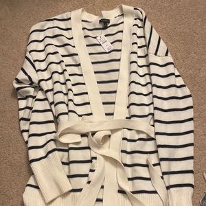 Brand new belted sweater